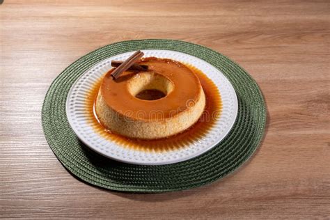 Condensed Milk Pudding with Caramelized Sauce Stock Photo - Image of ...
