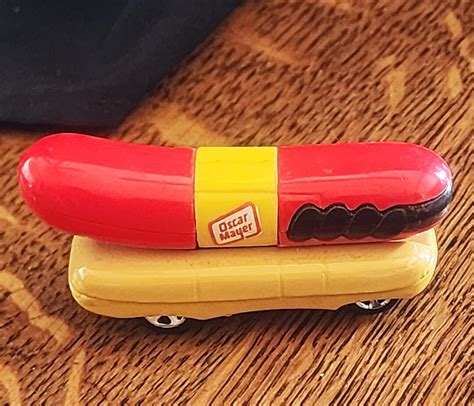 Vintage Miniature Hotwheels Oscar Meier Weiner Mobile 1993 Name Changed ...