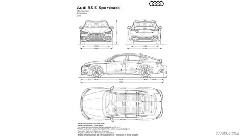 Audi RS 5 Sportback | 2020MY | Dimensions