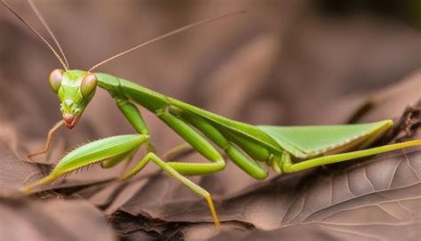 premium photo  green grasshopper   large green nose