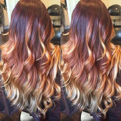 Red Blonde And Brown Hair Colors