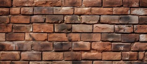 premium ai image detailed shot   brick surface