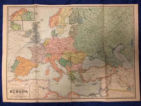 Map of Europe, published 1943. Luckily the map seller didn’t know what