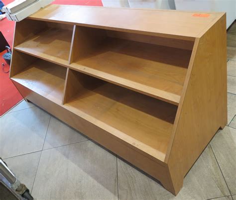 Wooden 4-Section Shelf 72"x24"x30"H