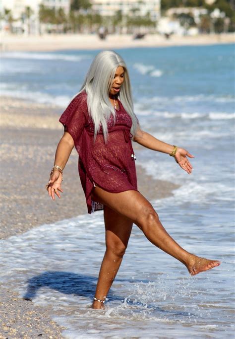 SANDI BOGLE in Bikini on the Beach in Benidorm 02/13/2018 – HawtCelebs