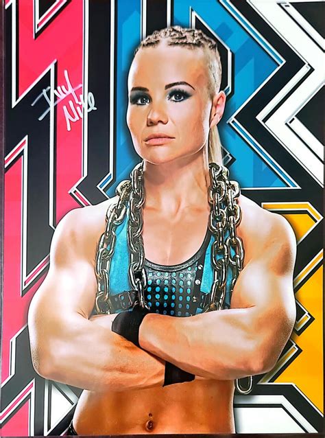 Ivy Nile (11x14 metallic) funhouse WWE NXT photo signed auto autograph