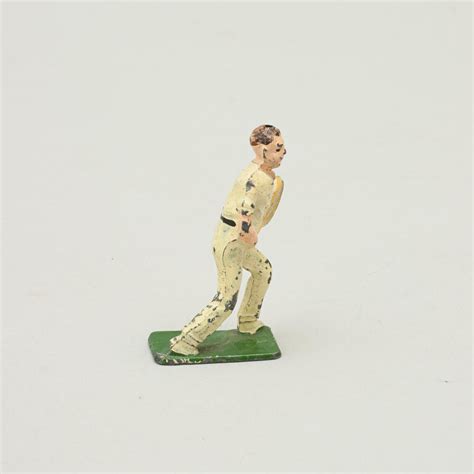 Unusual and Rare Lead Male Tennis Figure Made by John Hill and Company