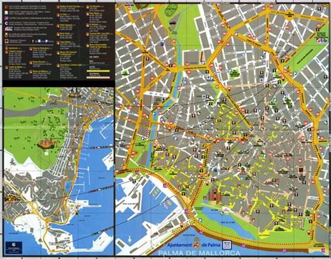 Mapas Detallados de Palma de Mallorca para Descargar Gratis e Imprimir