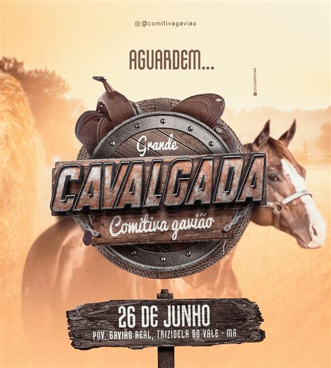 Ideias De Nomes Para Comitiva De Cavalgada - Projeto cavalgada Comitiva Gavião :: Behance