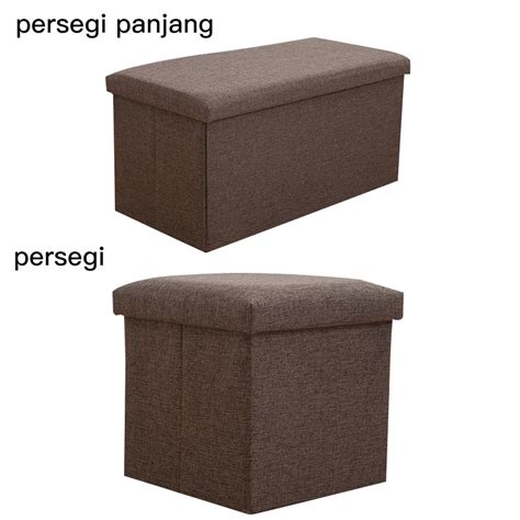 storage box bangku kursi penyimpanan barang bangku serbaguna organizer
