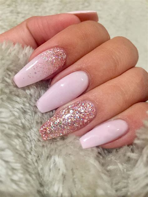 Download Pink And Silver Glitter Nails Wallpaper | Wallpapers.com