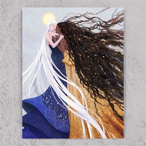 Sun and Moon | Queer art, Lesbian art, Lgbt art
