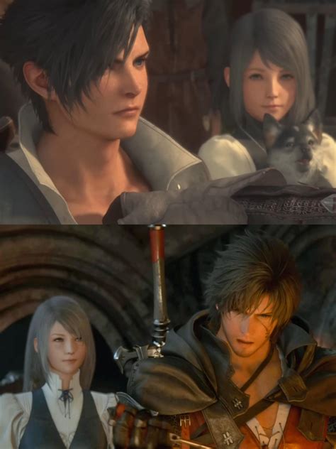 The way Jill looked at Clive : r/FFXVI