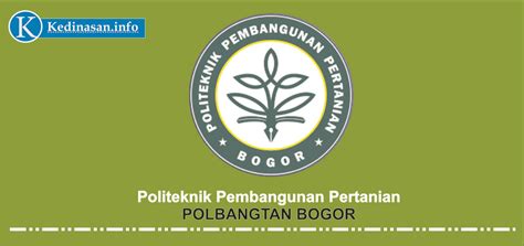 Pendaftaran Polbangtan Bogor - Kompas Sekolah