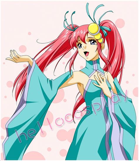 Gundam Seed Cosplay Lacus Clyne Blue Dress