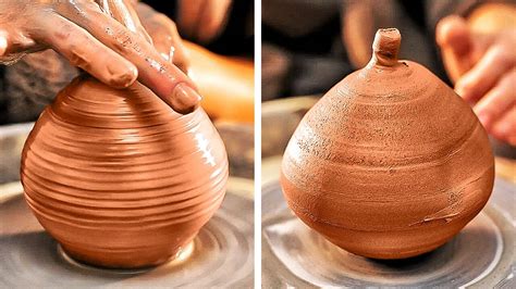 Удовлетворительные поделки из глиняной посуды и идеи DIY - YouTube