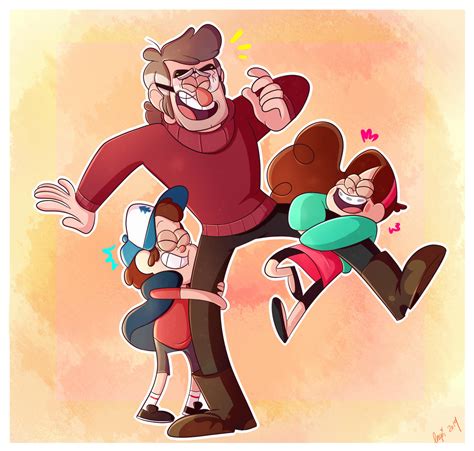 Автор - MissInspi  Dipper Pines :: Stanford Pines :: Mabel Pines :: GF 