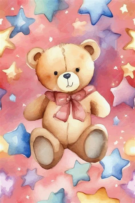 Premium Vector | Watercolor bear