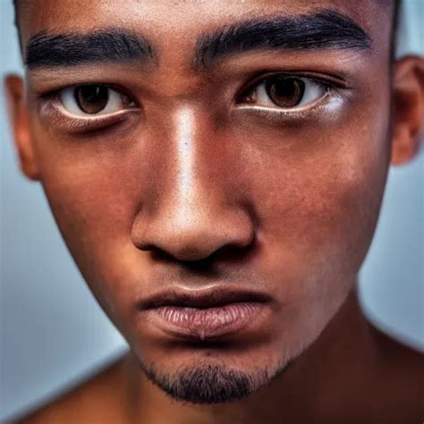 A medium shot photograph of someone's face, 4k, ultra | Stable ...