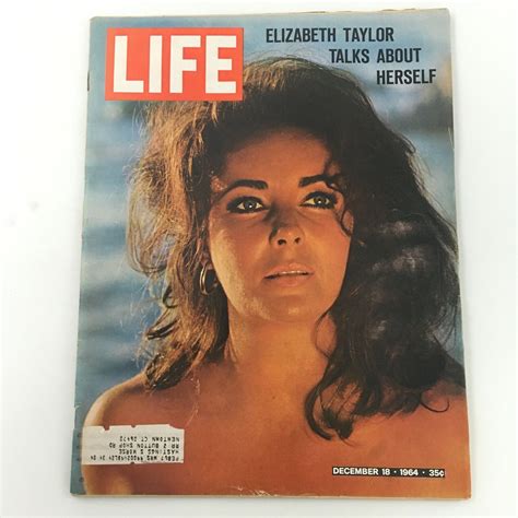 Original Magazines Life Magazine December 18, 1964: Elizabeth Taylor's