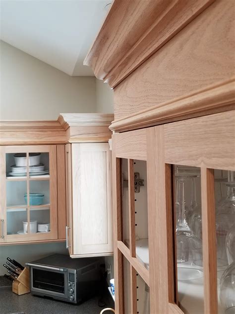 Kitchen Cabinet Crown DIY Kitchen Cabinet Upgrade With Paint And Crown