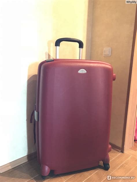 Чемодан Samsonite твердый багаж - «Все четыре колеса» | отзывы