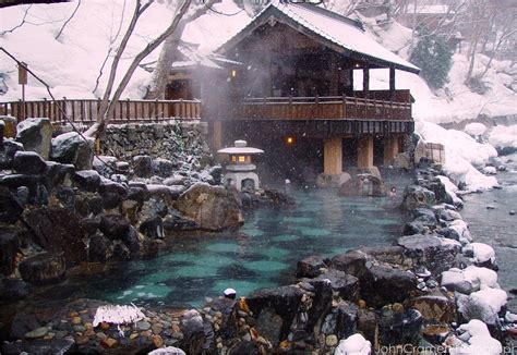 Art In Japan: Onsen in Winter