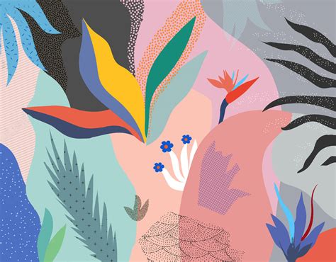 abstract print  behance