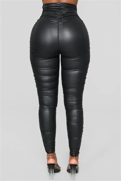 Ride Or Die Chick Ruched Leggings - Black | Fashion Nova