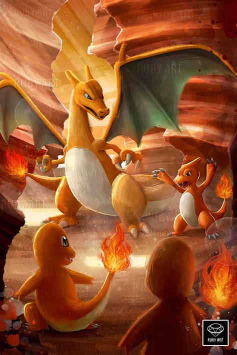 Fire Starter - Pokemon Fanart - First Generation by Ruby--Art on ...