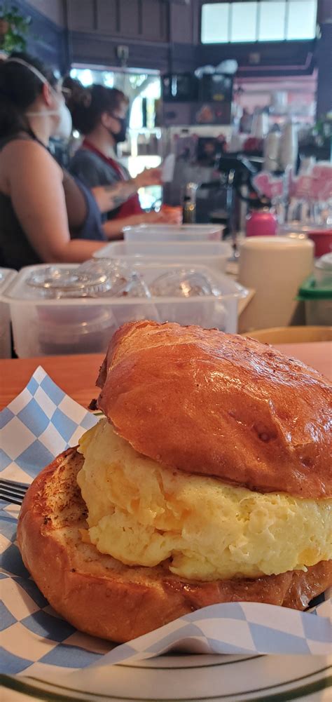 The Breakfast Sandy, Bebop Waffle Shop, West Seattle : r/seattlefood