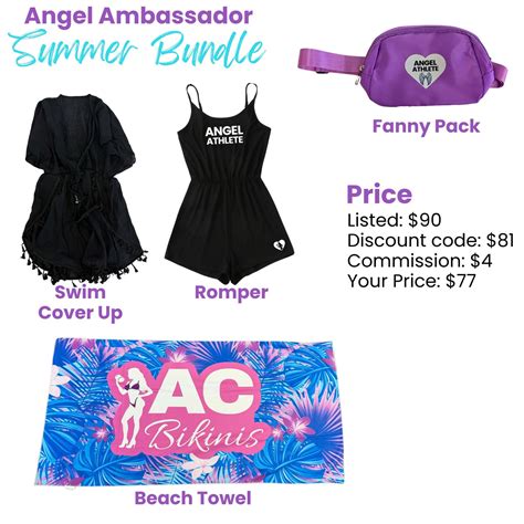 angel ambassador summer bundle angel competition bikinis