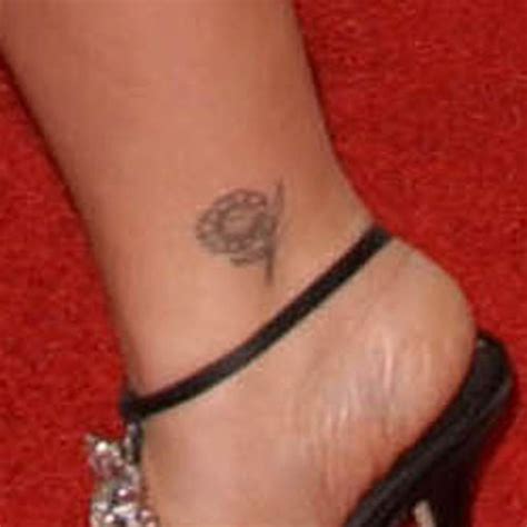 Hayden Panettiere Tattoo On Foot