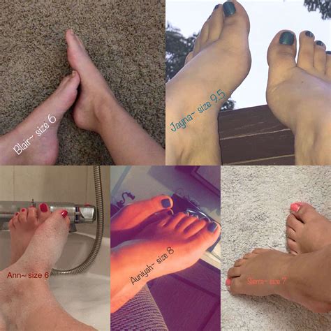 Five Girls Feet, one snap. | Scrolller