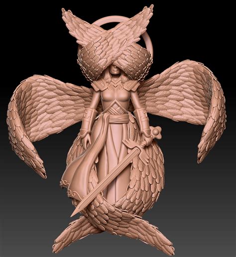 STL file Seraphim Angel 👼・3D printing template to download・Cults