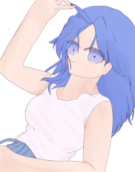 Hair fondling! : r/AnimeART