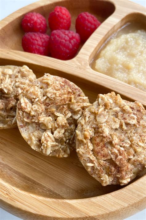 Cinnamon Apple Oatmeal Bites - Feeding Tiny Bellies | Recipe | Oatmeal