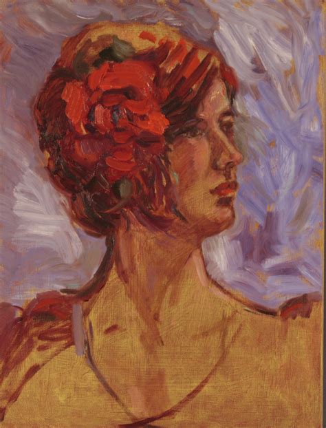Janet's Art Studio: "Quin" Live Model Oil Portrait