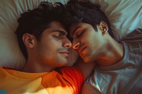 Indian young male couple kissing | Free Photo - rawpixel