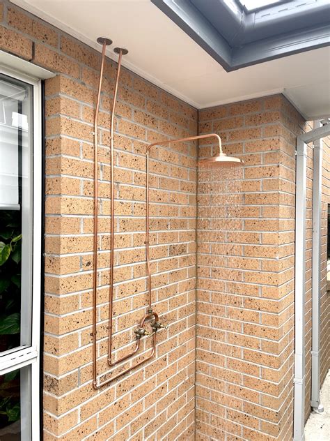 Copper Outdoor Showers | Tomlinson Plumbing | Torquay | Ocean Grove