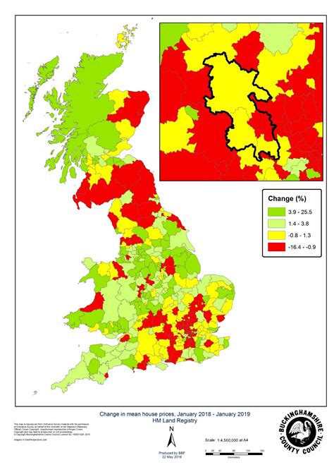 House prices & sales in Buckinghamshire, March 2019 - Buckinghamshire