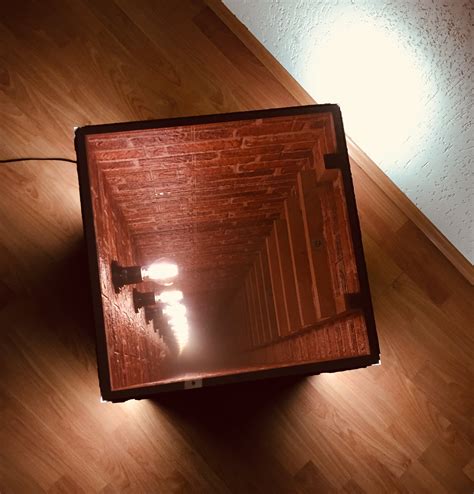 infinity mirror coffee table infinity illusion table  coffee table