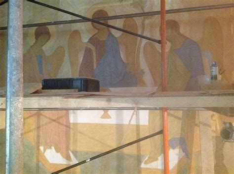 Роспись храмов, мозаика, иконопись.: Композиция "Святая Троица"