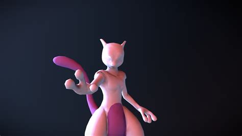 Pokemon - Mewtwo - Download Free 3D model by agrimor [403c10a] - Sketchfab