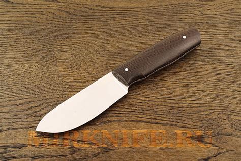Цельнометаллический Нож Боцман из стали M390 с рукоятью из венге купить ...