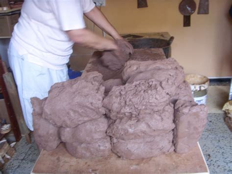 Isora alfareras: Preparando barro