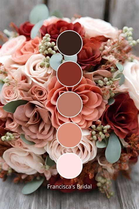 Fall wedding color palette ideas 10 beautiful fall wedding color ideas ...