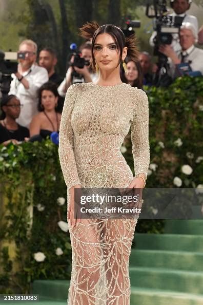 Emily Ratajkowski attends The 2024 Met Gala Celebrating "Sleeping ...