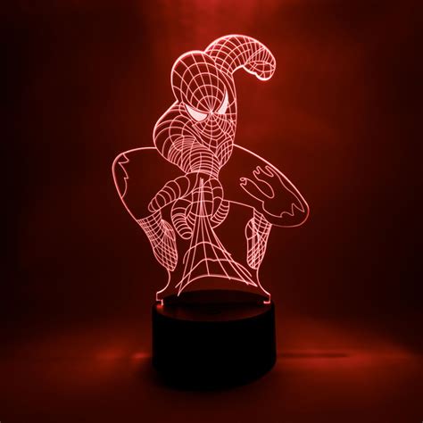 Купить LED светильник Человек паук, Батареи AA, От порта USB по ...