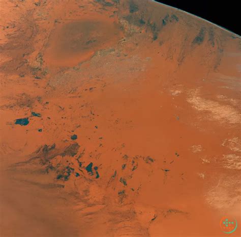 Satellite Image Of Mars With Fully Civilised Life | Artificial Design